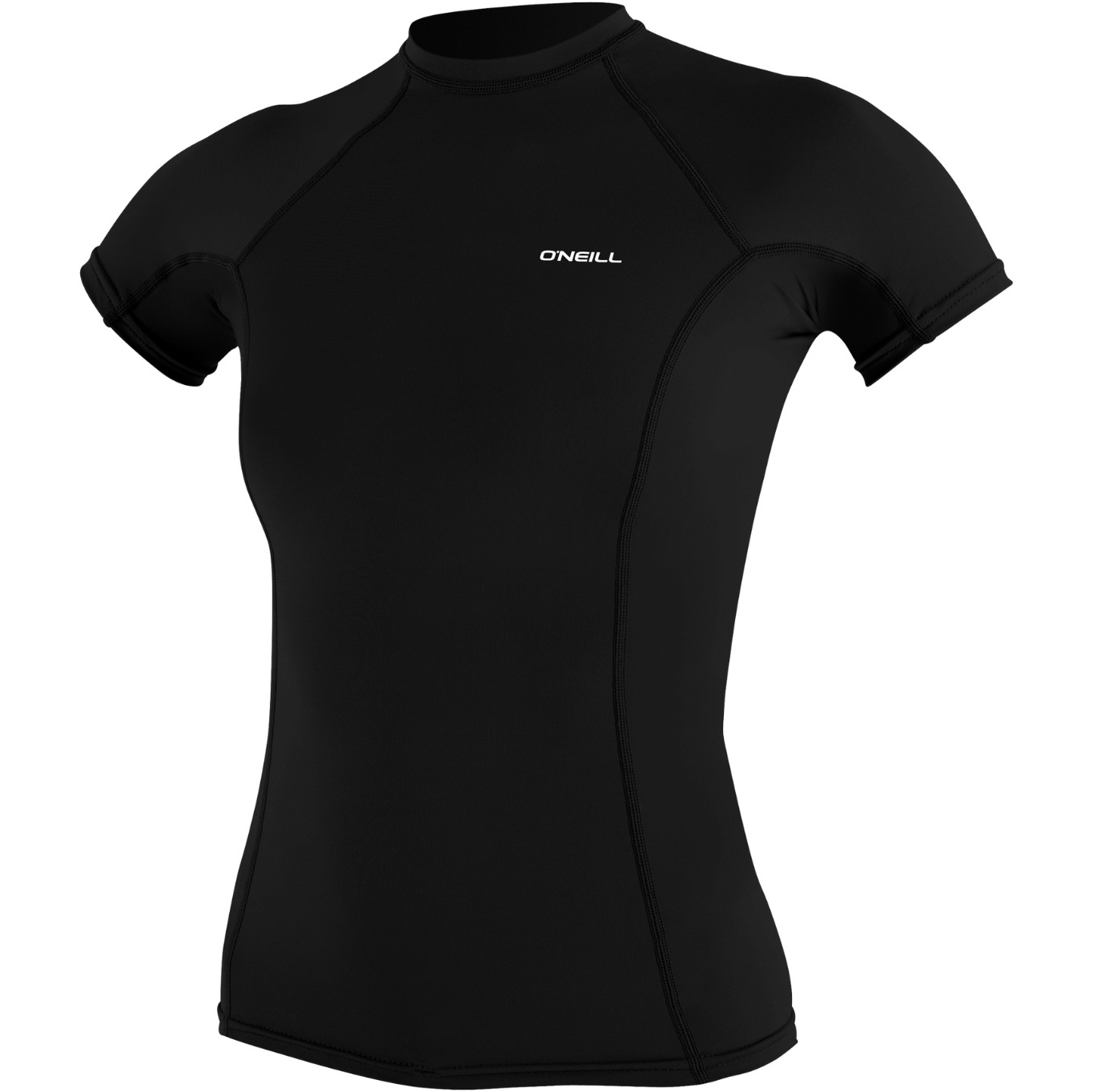 2026 O'Neill Womens Basic Skins Short Sleeve Rash Vest 5717 - Black